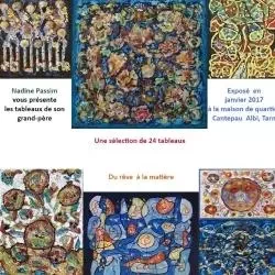 une sélection de 24 Tableaux  exposés à Albi dans le Tarn