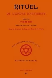 Rituel de l'Ordre Martiniste