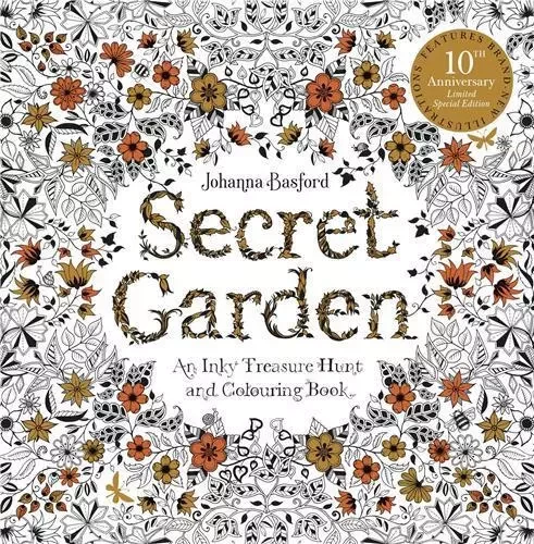 Secret Garden An Inky Treasure Hunt and Colouring Book /anglais -  BASFORD JOHANNA - LAURENCE KING