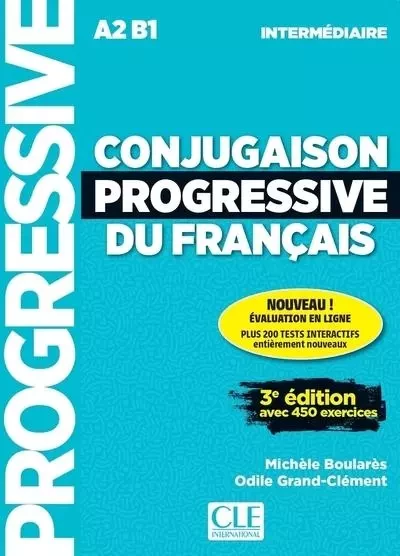 Conjugaison progressive du français - Intermédiaire - 3ème édition - Application + CD - Michèle Boulares, Odile Grand-Clément - Nathan