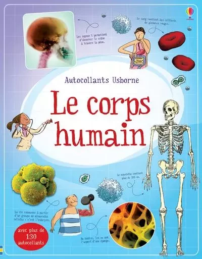 Le corps humain - Documentaire en autocollants - Alex Frith - Usborne publishing ltd