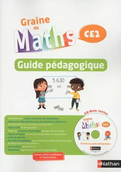 Graine de Maths - Guide pédagogique CE 2 + CD 2017 - François Barbier, Vincent Duquesne, Valérie Le Goff, Philippe Peindaries, Annie Plantiveau - Nathan