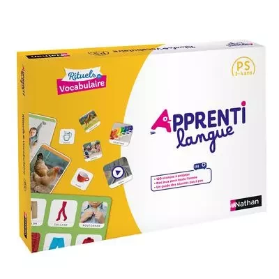 Apprentilangue - Rituels de vocabulaire PS - Marianne André-Kérébel, La Haye Fanny de - Nathan