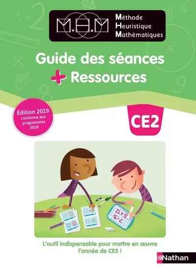 Méthode Heuristique de Maths (Pinel) Guide des séances + Ressources CE2 2019 - Nicolas Pinel - Nathan