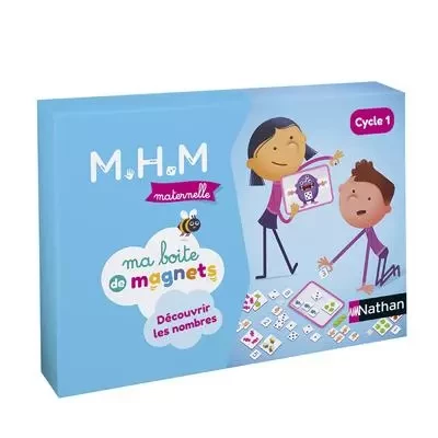 MHM - Ma boite de magnets découvrir les nombres complément 2 enfants - Nicolas Pinel, Laurence Le Corf - Nathan