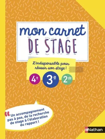 Mon carnet de stage - Colette Gissinger - Nathan