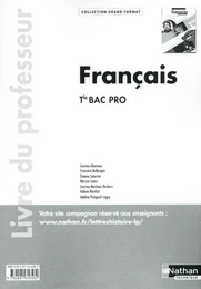 Français - Terminale Bac Pro - Livre du professeur Livre du professeur Grand Format