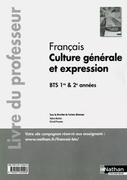 Français - Culture générale et expression Livre du professeur