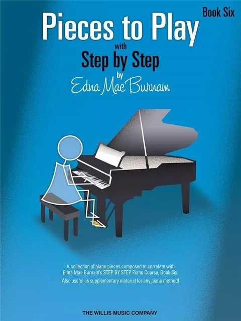 EDNA-MAE BURNAM : PIECES TO PLAY - BOOK 6 - PIANO -  EDNA-MAE BURNAM - HAL LEONARD