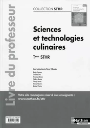 Sciences et technologies culinaires Terminale (sthr) professeur 2017