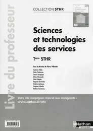 Sciences et technologies des services Term STHR professeur - 2017