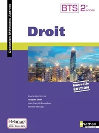 Droit BTS 2ème année (Méthodes Actives) Livre + Licence élève 2017