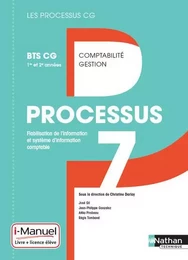 Processus 7 BTS CG 1ère et 2ème années (Les processus CG) Livre + Licence élève 2017