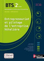 Entrepreneuriat et pilotage de l'entreprise hôtelière - BTS 2 (BTS MHR) - Livre + licence élève