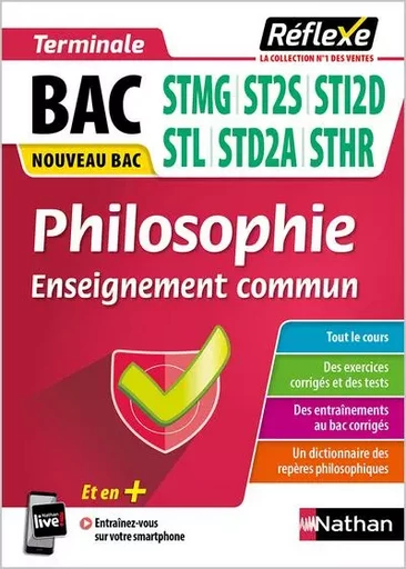 Philosophie Bacs technologiques (Guide Réflexe N64) 2020 - Patrice Rosenberg - Nathan