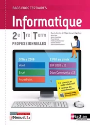 Informatique 2e/1re/TERM Bac pro - Livre + licence élève 2021