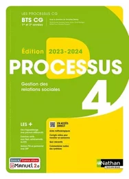 Processus 4 Gestion des Relations Sociales (Les processus CG) 1ère et 2ème années - Livre + licence élève 2023