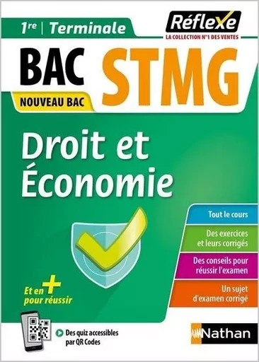 Spécialité Droit et économie - STMG - 1re/Term - (Guide Réflexe) - 2022 - N° 19 - Olivia Lenormand, Patrick Mercati - Nathan