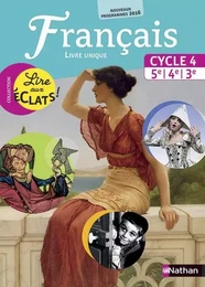 Lire aux éclats Français Cycle 4 2016 - Manuel élève Grand Format