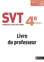 Sciences de la Vie et de la Terre 4e - Livre du professeur 2017