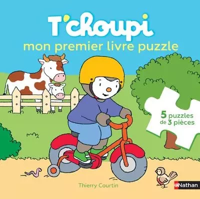 T'choupi Mon premier livre puzzle -  - Nathan