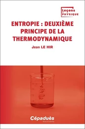 Entropie : deuxième principe de la thermodynamique. Tome 2