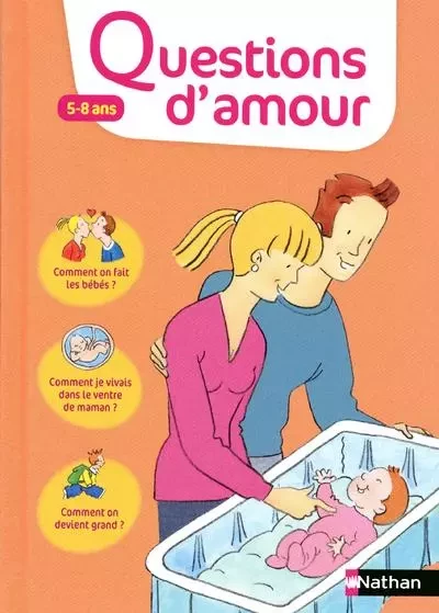 Questions d'amour: 5-8 ans - Virginie Dumont - Nathan