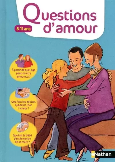 Questions d'amour:8-11 ans - Virginie Dumont, Serge Montagnat - Nathan