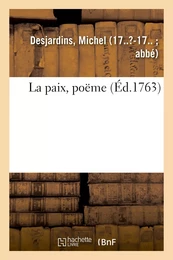 La paix, poëme