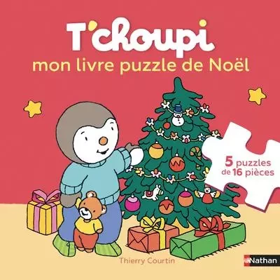 T'choupi Mon livre puzzle de Noël -  - Nathan