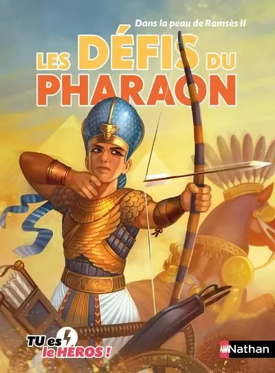 Dans la peau de Ramsès II:Les défis du pharaon - Madeleine Deny, Cécile Jugla - Nathan