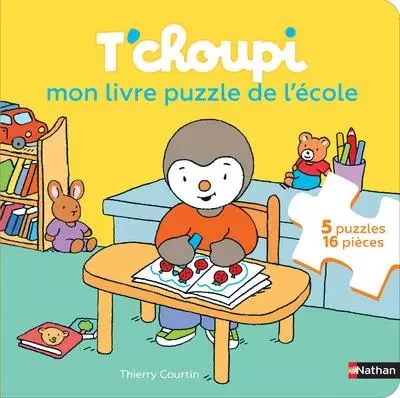 Mon livre puzzle de l'école -  - Nathan