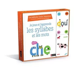 Coffret Je joue et j'apprends les syllabes et les mots - La méthode Cécile Zamorano