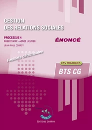 Gestion des relations sociales - Enoncé