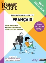 Français - Epreuve écrite - admissibilité - 2024-2025