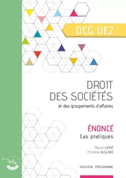 Droit des sociétés et des groupements d'affaires - Énoncé