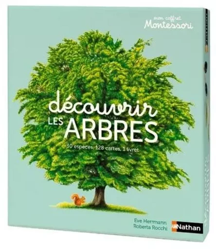 Mon coffret Montessori : Découvrir les arbres - Eve Herrmann - Nathan