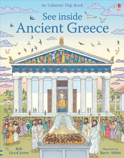 See Inside Ancient Greece - Rob Lloyd Jones - Usborne catalogue anglais