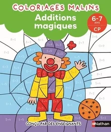 Additions magiques CP - Coloriages malins