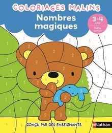 Nombres magiques PS - Coloriages malins