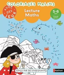 Coloriages malins avec des jeux - Lecture Maths 5-6 ans GS