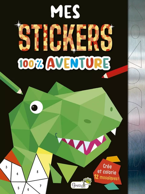 Mes stickers 100 % aventure -  Durantin christel - GRENOUILLE