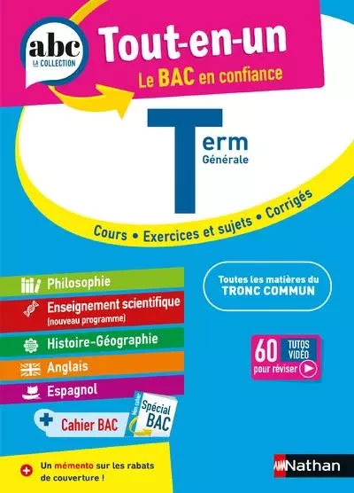 Tout en un Term. 2025 -  Collectif, Laetitia Benbassat, Fredéric Fouletier, Adèle Gaillot, Pascal Jézéquel, Servane Marzin, Garance Ouazine, Evelyne Soumah, Alain Rajot, Cécile Vidil, Christian Camara, Claudine Gaston, Karine Marteau-Bazouni, Josiane Papazian, Denis Vanhoutte, Clémence Arnette, Stéphane David, Antoinette de Jorna - Nathan