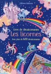 Les licornes - Livre de décalcomanies