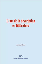 L’art de la description en littérature