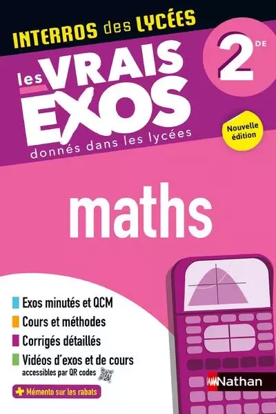 Interros des Lycées Maths 2de - Erick de Brauwere, Stéphane Pasquet - Nathan