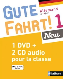 Gute Fahrt 1 Neu Coffret CD + DVD classe 2016