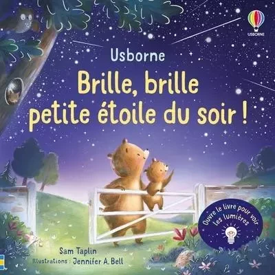 Brille, brille petite étoile du soir ! - Dès 1 an - Sam Taplin - Usborne publishing ltd