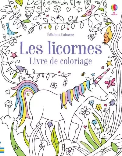 Les licornes - Livre de coloriage - Kirsteen Robson, Véronique Duran - Usborne publishing ltd