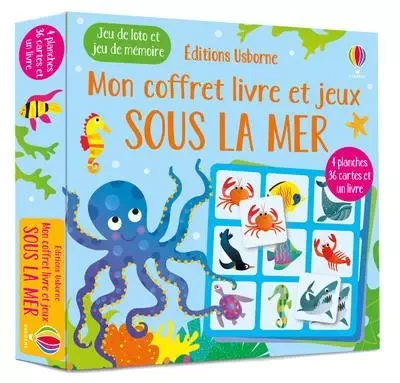 Sous la mer - Mon coffret livre et jeux - Kate Nolan - Usborne publishing ltd